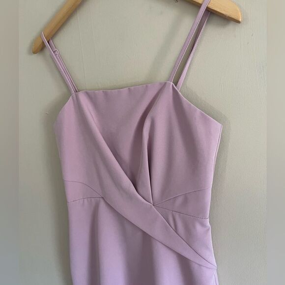 Superdown Mauve Bodycon Mini Dress Small Pink Spaghetti Strap Revolve Cocktail - Picture 4 of 9